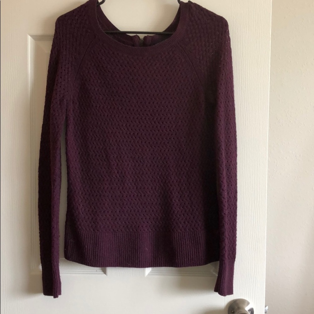 American eagle swoop neck sweater